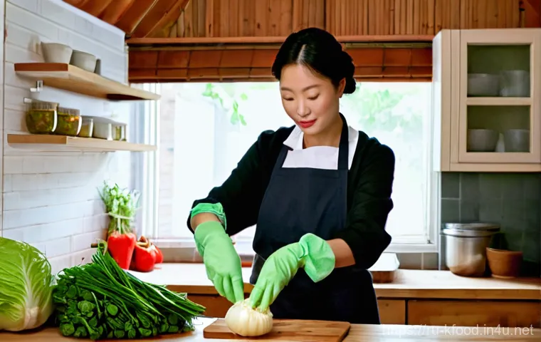 한식의 효능과 건강 효과 - **A Vibrant Korean Home-Cooked Meal Spread:** A brightly lit, overhead shot of a traditional Korean ...