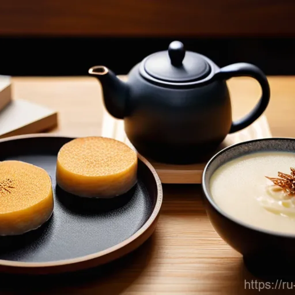 한식 디저트 종류 및 레시피 - **Prompt 1: Cozy Cafe with Injeolmi Tteok and Tea**
    A warm and inviting interior of a modern Kor...