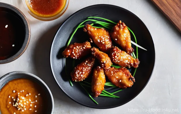 퓨전 한식 메뉴 소개 - **Gochujang Pasta with Creamy Mozzarella:** A steaming bowl of fusion pasta, visually representing t...