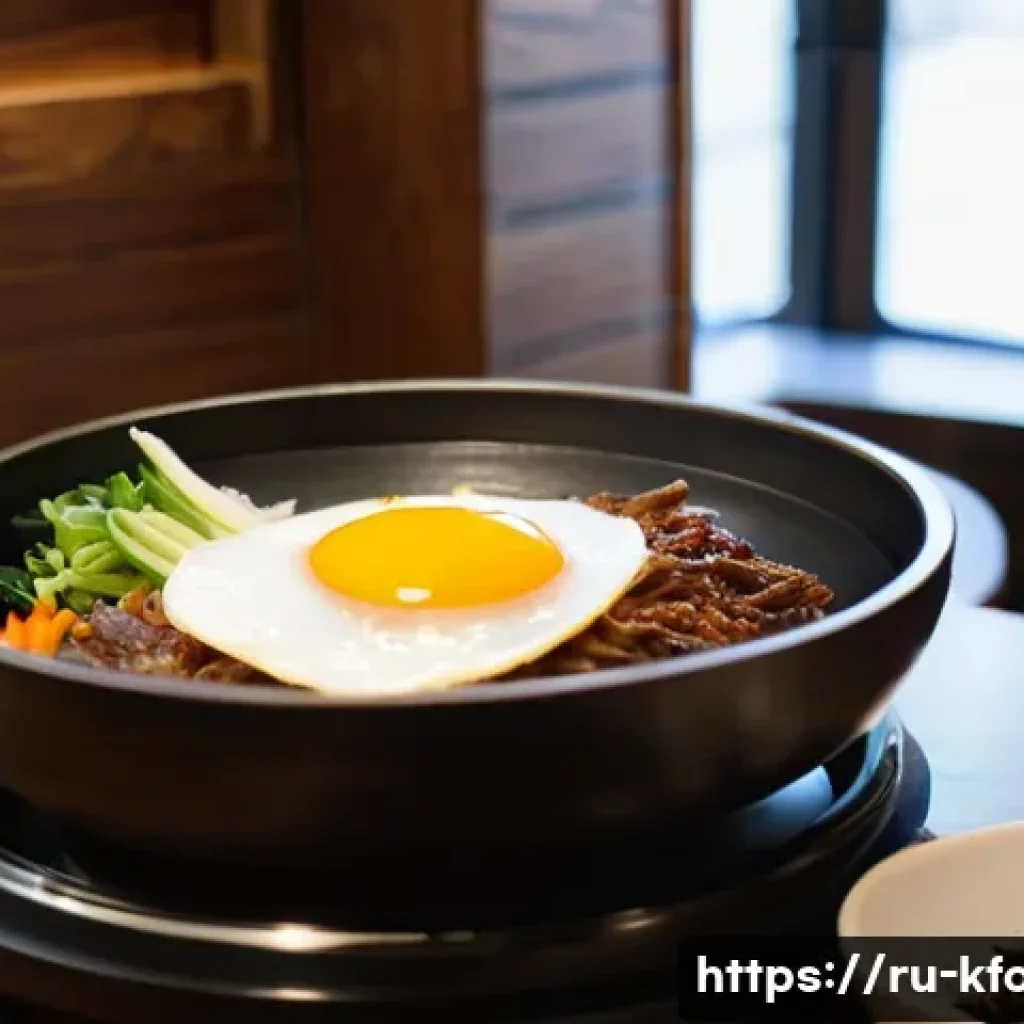 한식 맛집 지역별 추천 - **Prompt:** A cozy, authentic Korean restaurant interior in Moscow, bathed in warm, inviting light. ...